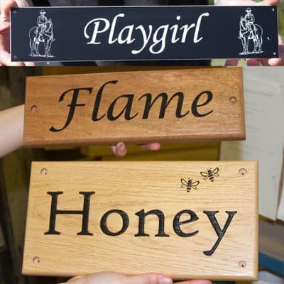 Stable Name Plates