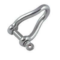Stainless Steel Twisted Shackle
