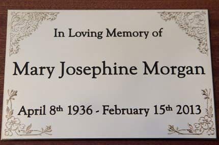 Standard Mahogany Ashes Casket| The Sign Maker Shop