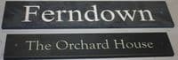 Standard Slate House Signs 100mm high | The Sign Maker Shop