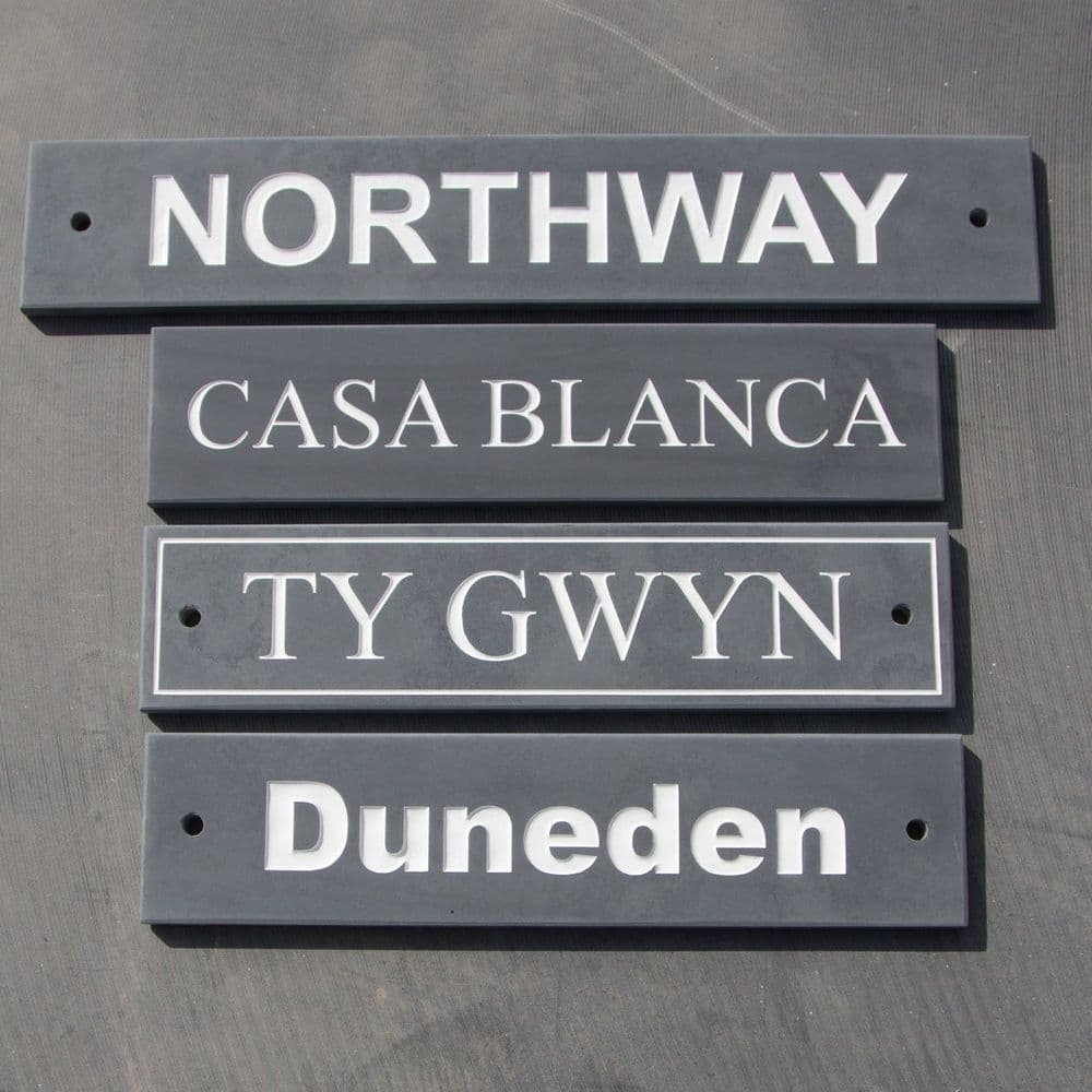 Standard Slate House Signs 75mm High