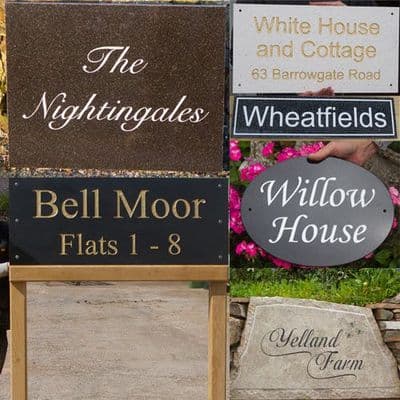 Stone &  Granite  House Signs