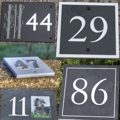 Stone House Numbers