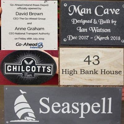 Stone-Like Corian Name Plates