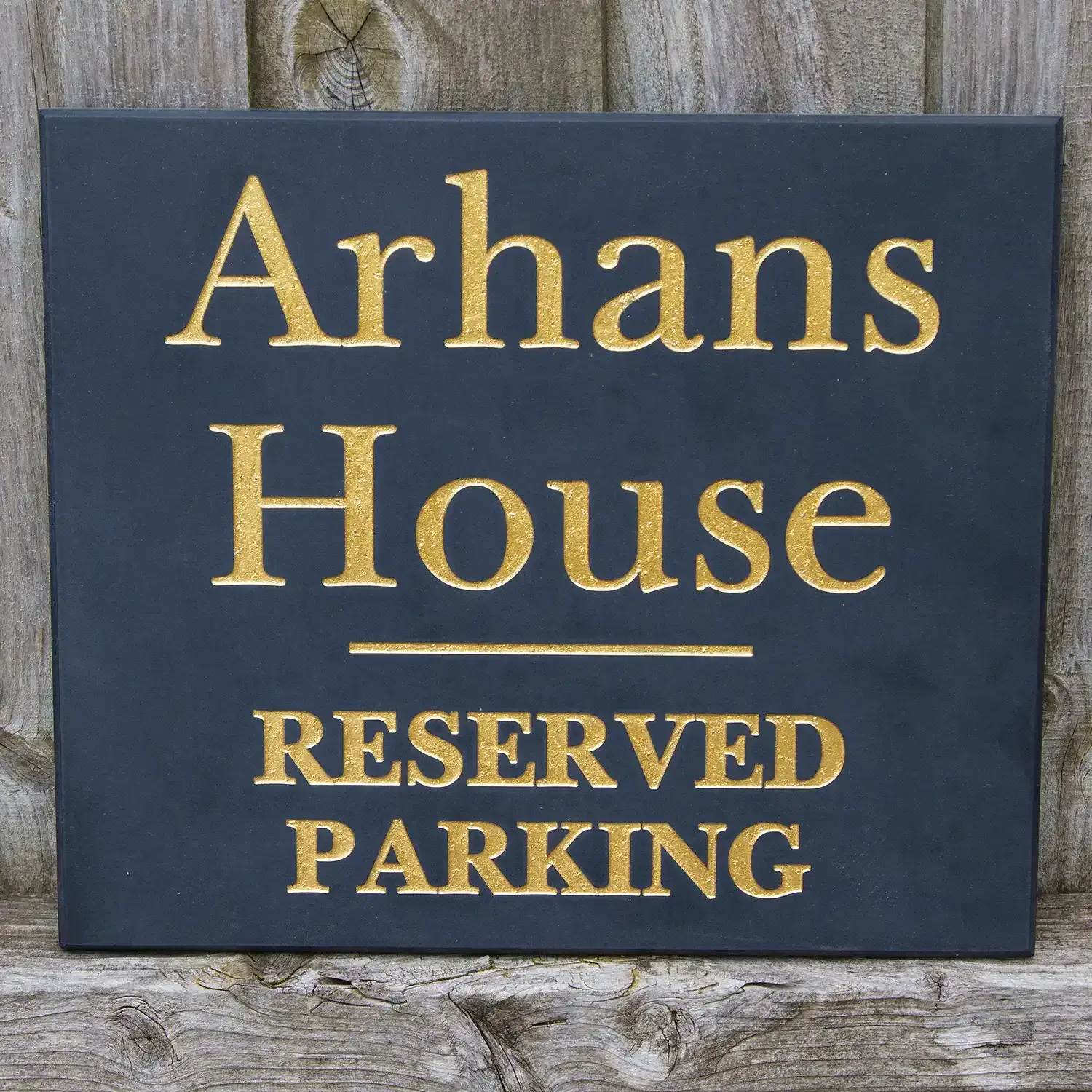 thumbnail image 2 of 2" X 4" Laser Engraved Gold Aluminum Plaque Black Letters 2 of 10