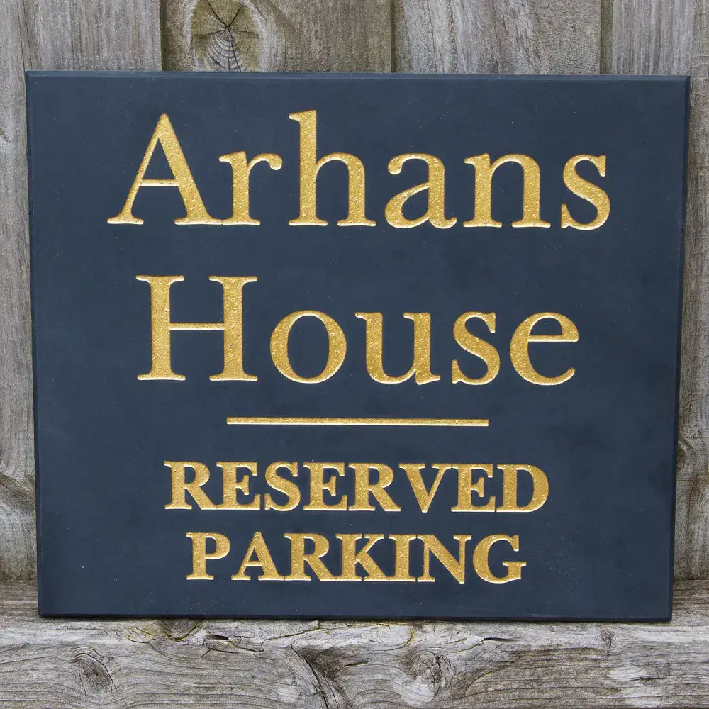 Stylish & Sustainable Engraved  Plaques, Nameplates and Signs - 12mm Polygood