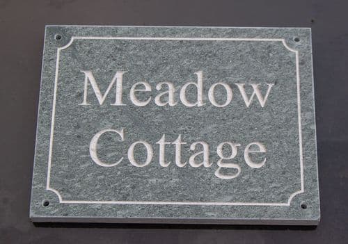 Superior Lakeland Green 20mm Slate  Signs | The Sign Maker Shop

