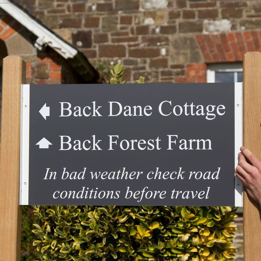 T-Channel Entrance Signs - Single Colour