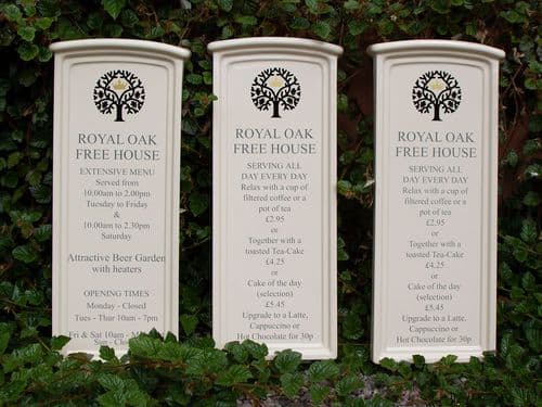 Online Sign Shop | Wall Mounted Pub Signs  - SM Range