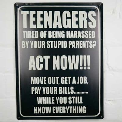 Teenagers Sign