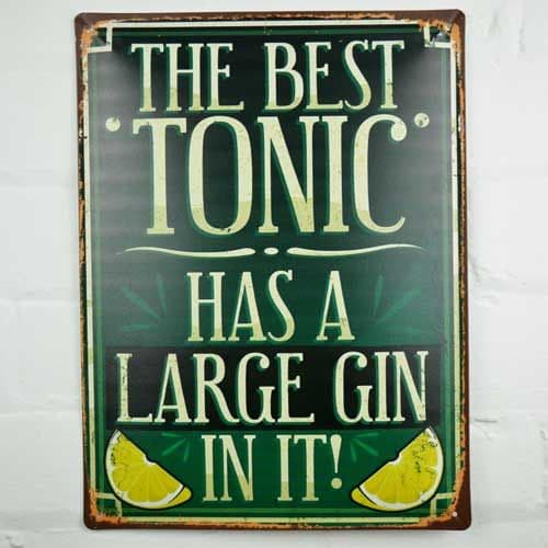 The Best Gin Sign