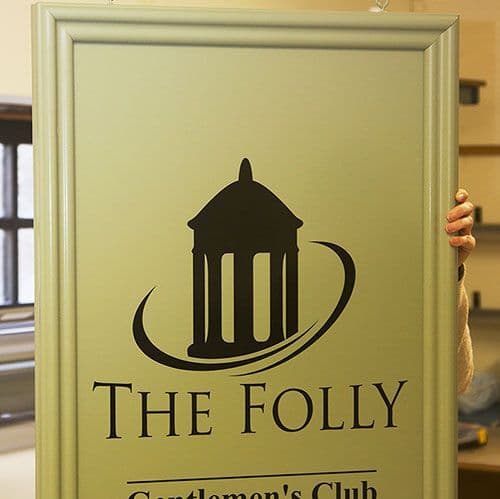 The Deco Hanging Sign + Sturdy Bracket| The Sign Maker Shop