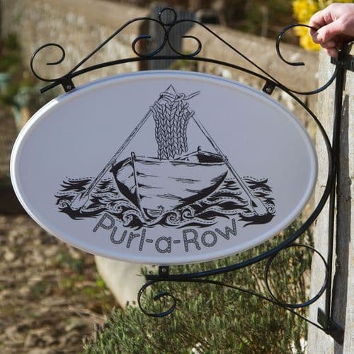 Attractive Oval Hanging Sign - Very Secure | The Sign Maker Shop
