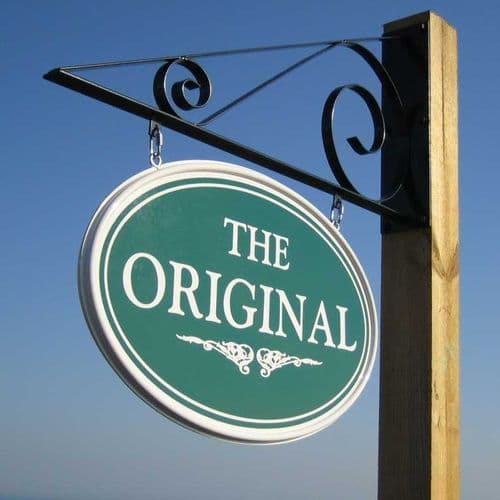 Elegant Hanging Signs - Bracket and Panel | The Sign Maker Shop