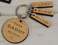 THIS...BELONGS TO..- Wooden Key Ring | The Sign Maker Shop

