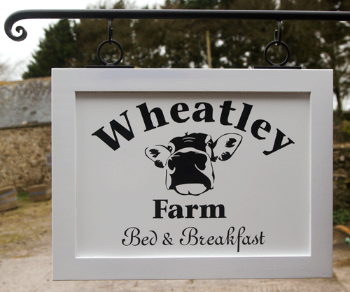 Traditional Painted Framed Signs  | The Sign Maker Shop