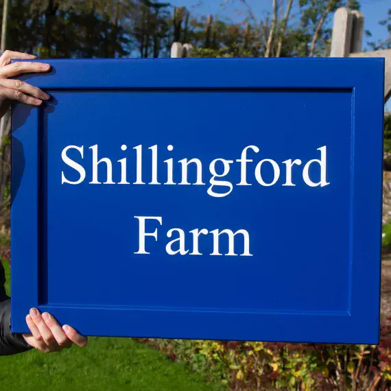 Traditional Painted Framed Signs  | The Sign Maker Shop