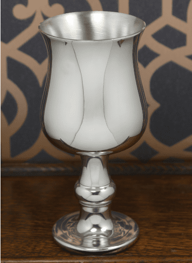 Traditional Pewter Goblet