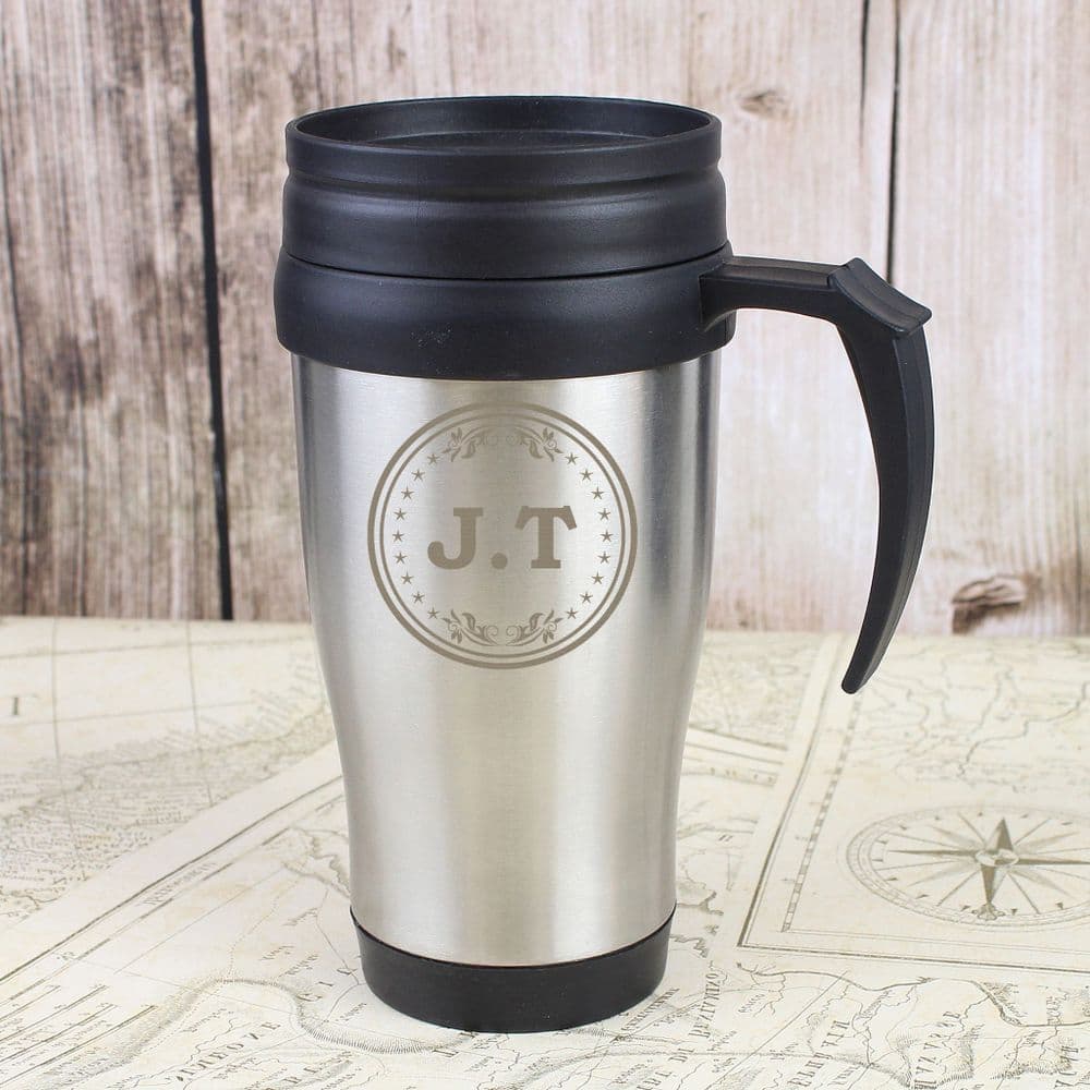Travel Mug with Initials