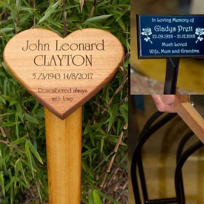 Tree Stakes,  Crosses, Plaque Holders