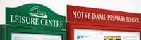Online Sign Maker | Two Door  Notice Board 30mm