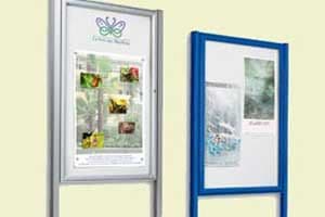 Online Sign Maker | Two Door  Notice Board 30mm