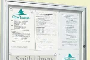 Online Sign Maker | Two Door  Notice Board 30mm