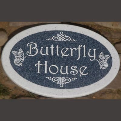 Two Tone Engraved Corian Plaque - Large Sizes