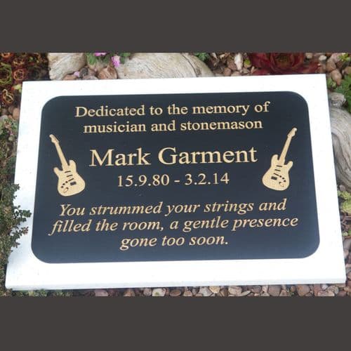 Two Tone Engraved Corian Plaque - Small Sizes| The Sign Maker Shop