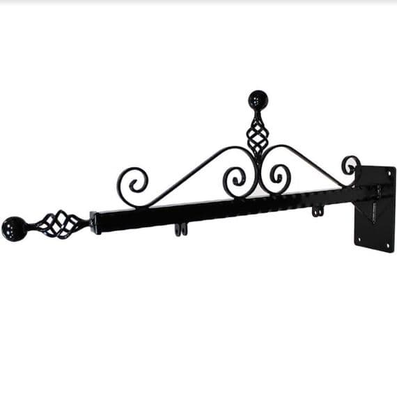 Large Scroll Sign Bracket – Lighting Mount | The Sign Maker Shop