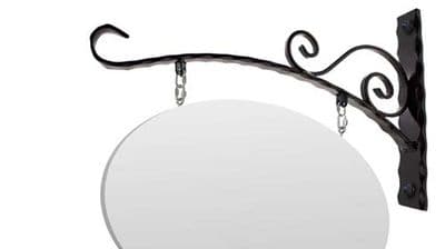 TZJECT 24 - Curved Sign Bracket for Oval Panels – 85cm