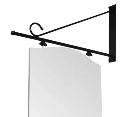 TZJECT 25 Simple Scroll End Sign Bracket – 900mm