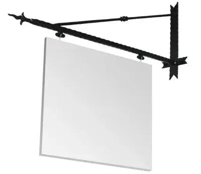 TZJECT 26 Extra-Long Scroll Sign Bracket – 124cm