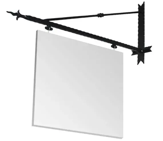 Extra-Long Scroll Sign Bracket – 124cm | The Sign Maker Shop
