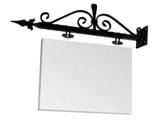 Small Scroll Sign Bracket – 630mm | The Sign Maker Shop