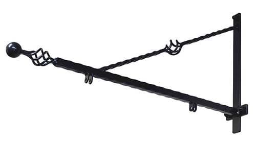 TZJECT 6  Twisted Basket Sign Bracket – Antique Style