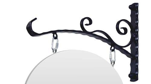 TZJECT 9 Small Oval Sign Bracket – Compact & Durable