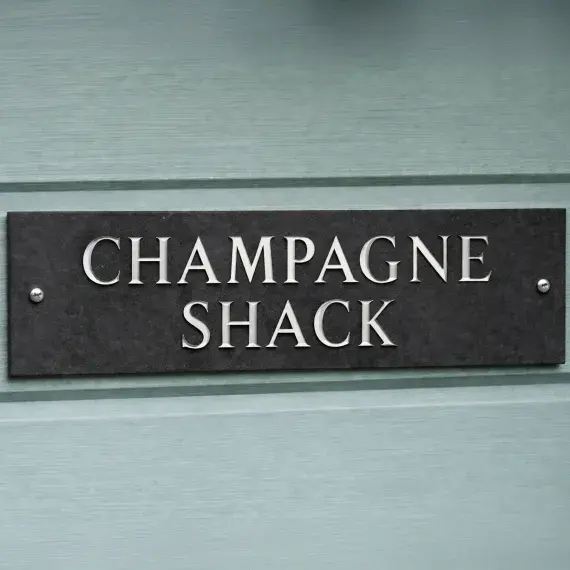 V-Cut Slate Signs - 2 lines of text - 100mm 4