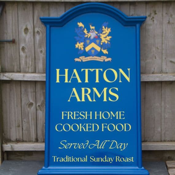 Online Sign Shop | Wall Mounted Pub Signs  - SM Range