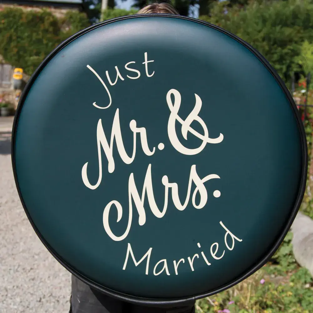 Wedding Day Wheel Cover
