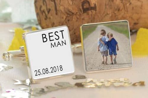 Wedding Party Photo Cufflinks