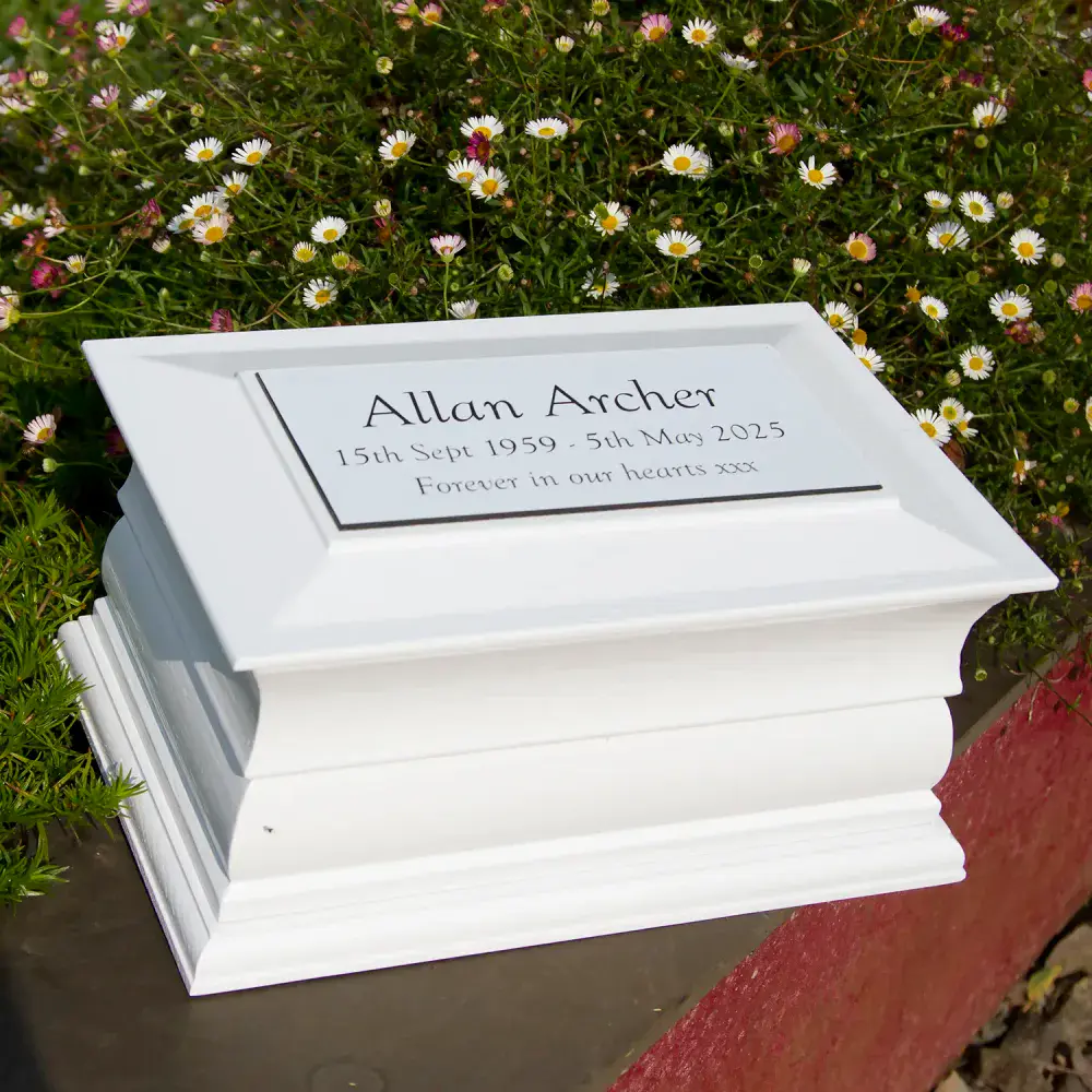 White Oak Ashes Casket - Standard