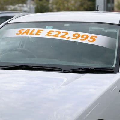 White Static Cling Window Film