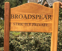 Stunning Hardwood Signs with Posts | The Sign Maker Shop