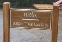 Stunning Hardwood Signs with Posts | The Sign Maker Shop