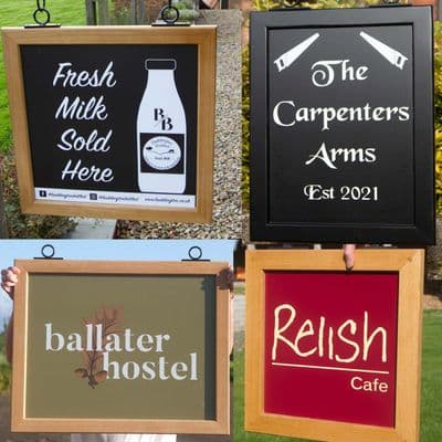 Wooden Framed Signs