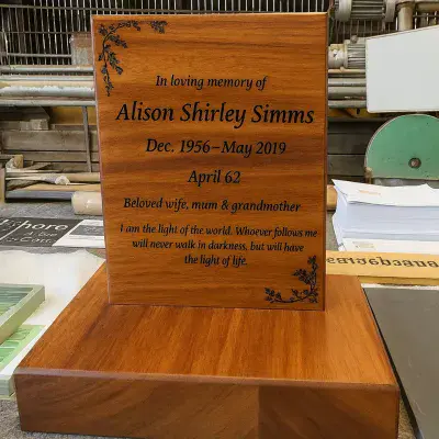 Wooden Headstone
