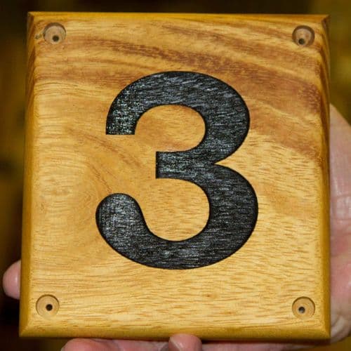 Online Sign Maker | Wooden House Number Signs