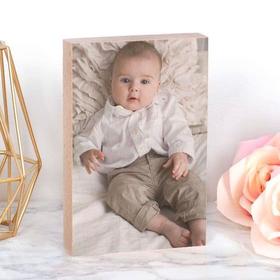 Wooden Photo Block - 150mm x 100mm x 20mm | The Sign Maker Shop