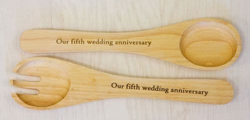 Wooden Salad Servers